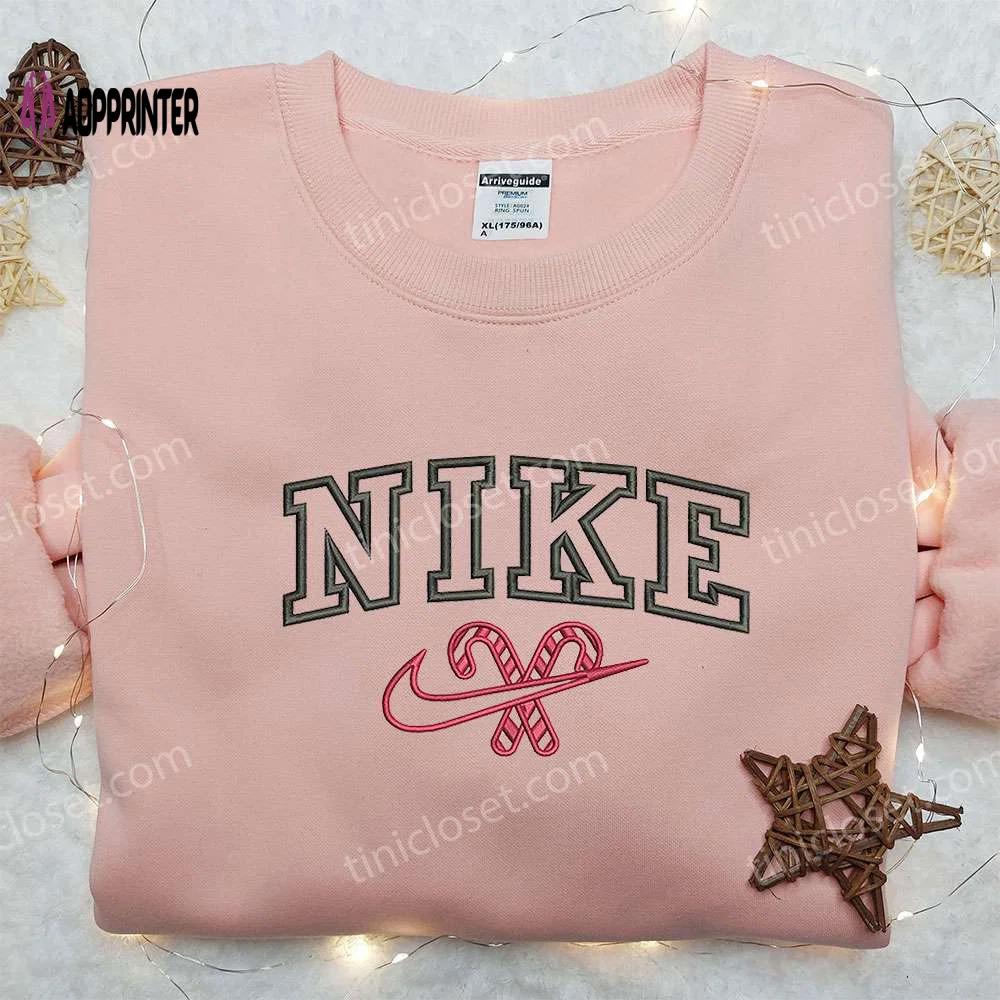 Christmas sticks x nike embroidered hoodie & shirt: best christmas gift ideas Embroidered Shirt