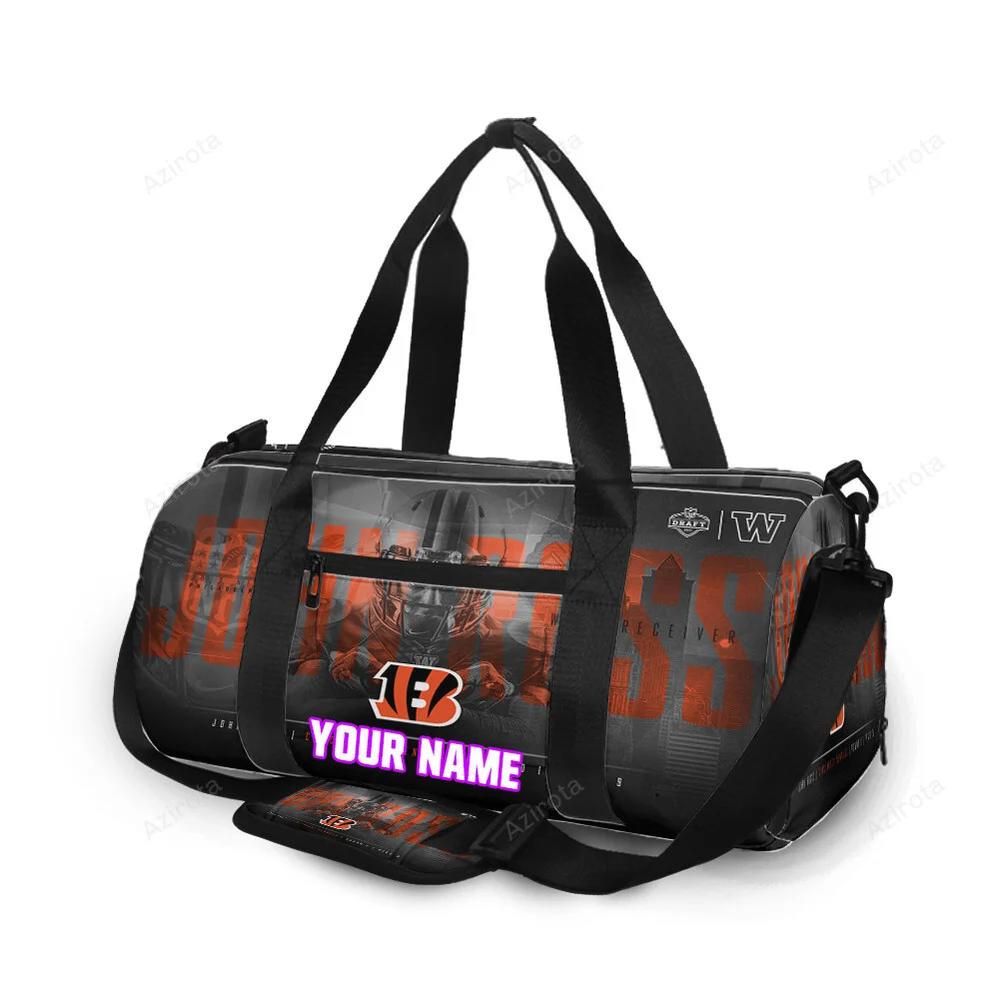 Cincinnati bengals john ros personalized name travel bag gym bag 2015 Travel Bag