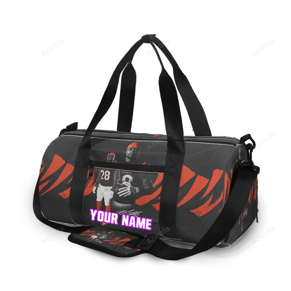 Cincinnati bengals player no28 personalized name travel bag gym bag 926 Travel Bag