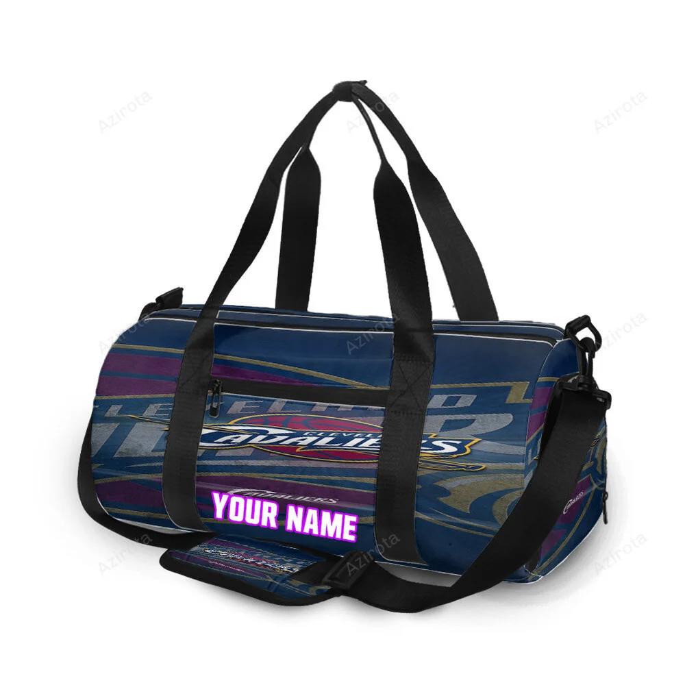 Cleveland cavaliers logo6 personalized name travel bag gym bag 248 Travel Bag