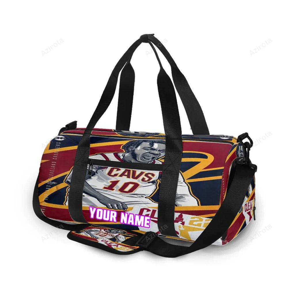 Cleveland cavaliers player 10 v2 personalized name travel bag gym bag 1331 Travel Bag