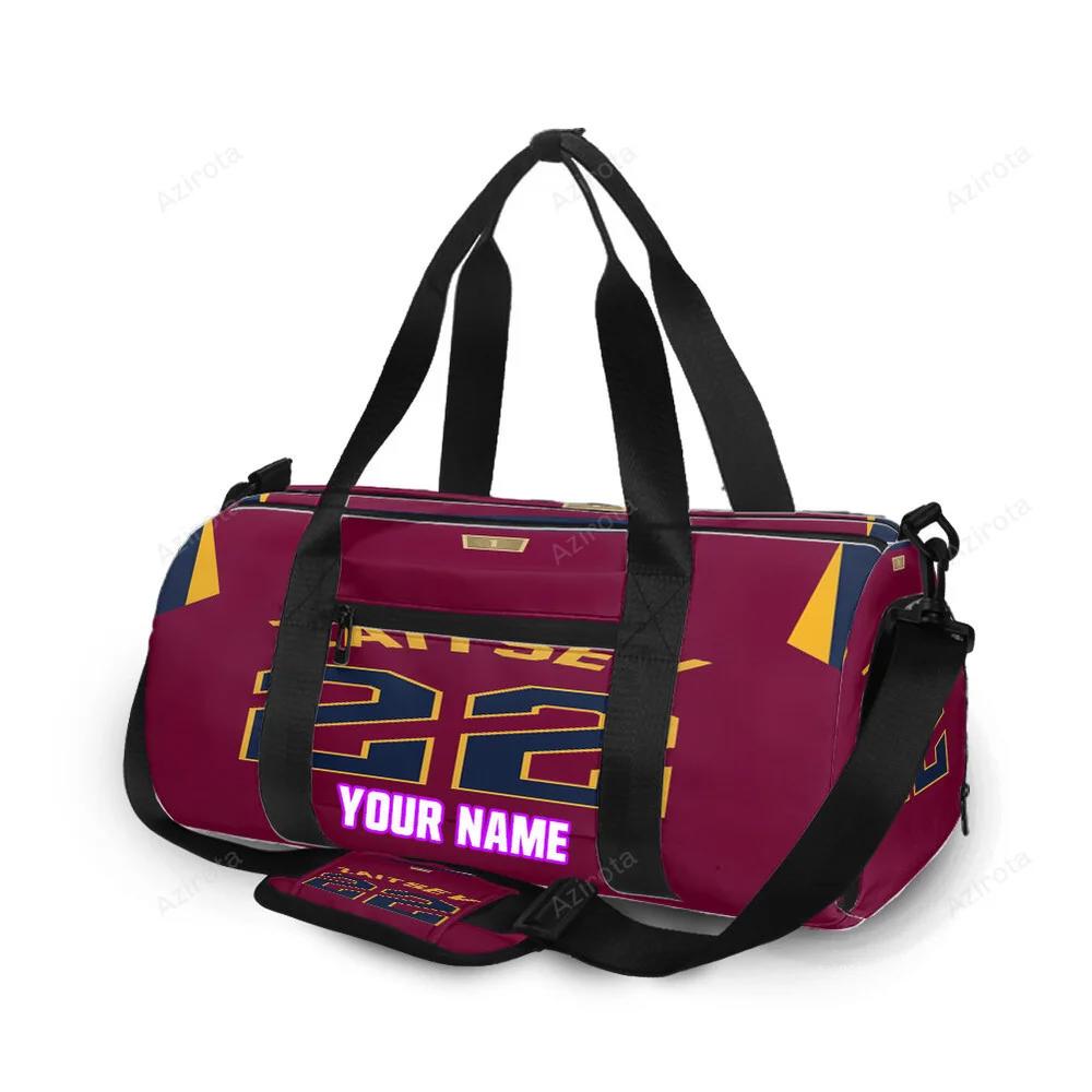 Cleveland cavaliers zaitsev 22 personalized name travel bag gym bag 1620 Travel Bag