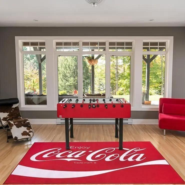 Coca cola area rug ofd 20030924 area rug living room carpet rug regtangle carpet floor decor home decor Rectangle Rug