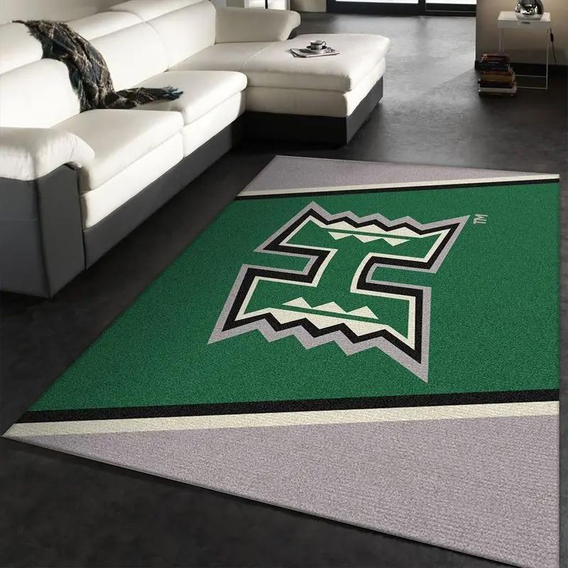 College spirit hawaii sport area rug living room and bed room rug rug regtangle carpet floor decor home decor Rectangle Rug