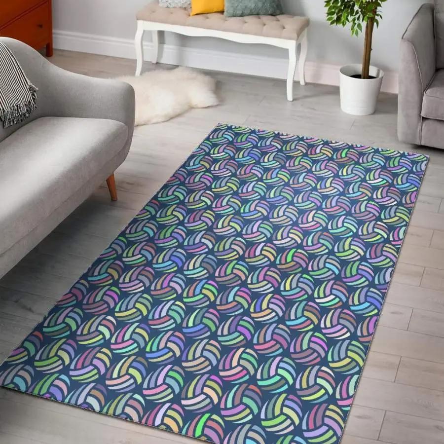 Corgi butt pattern print area rug living room rug home decor Rectangle Rug