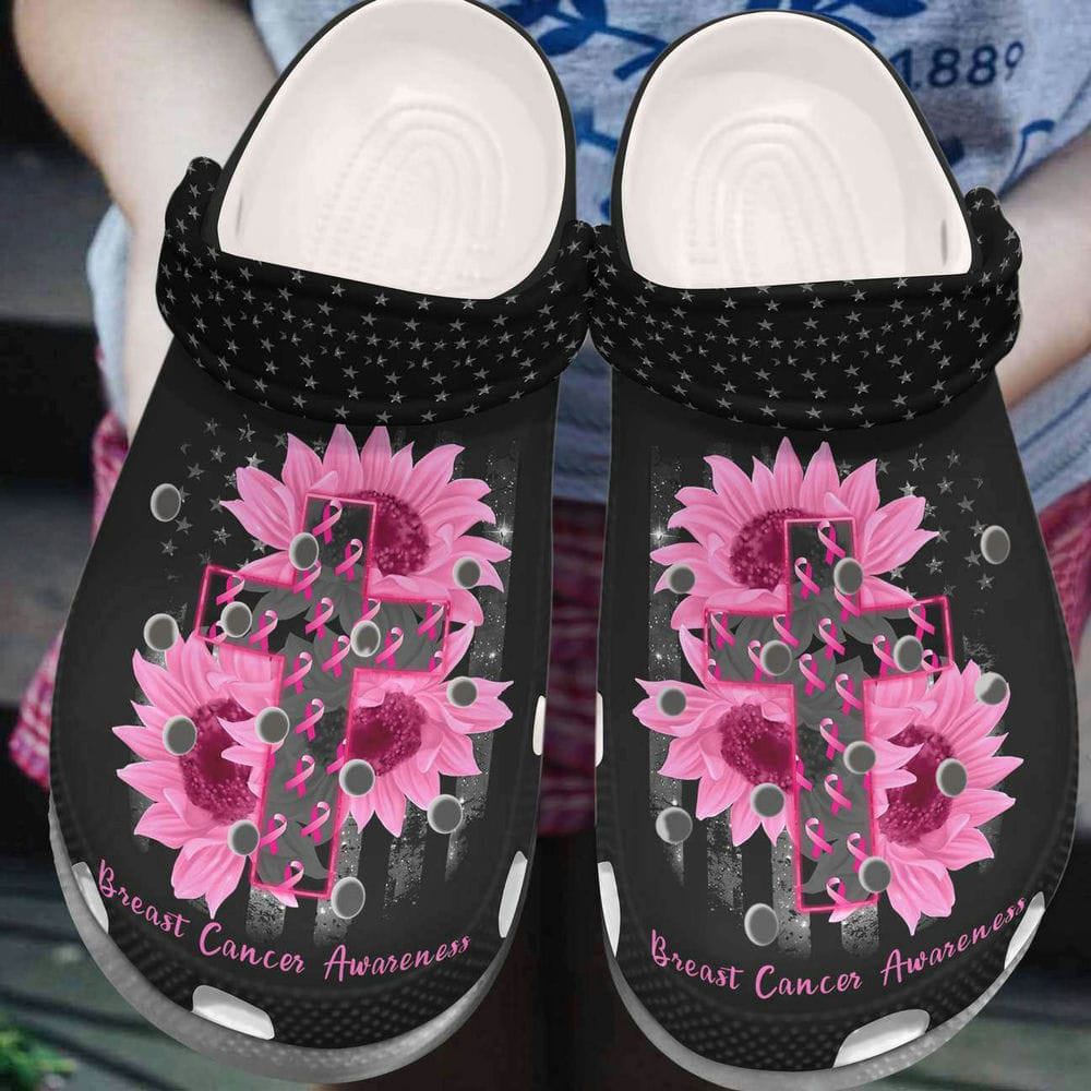 Crocs outfit - breast cancer awereness crocs  sunflower usa flag cross christian crocs clogs crocband shoes - 306 Crocs Outfit