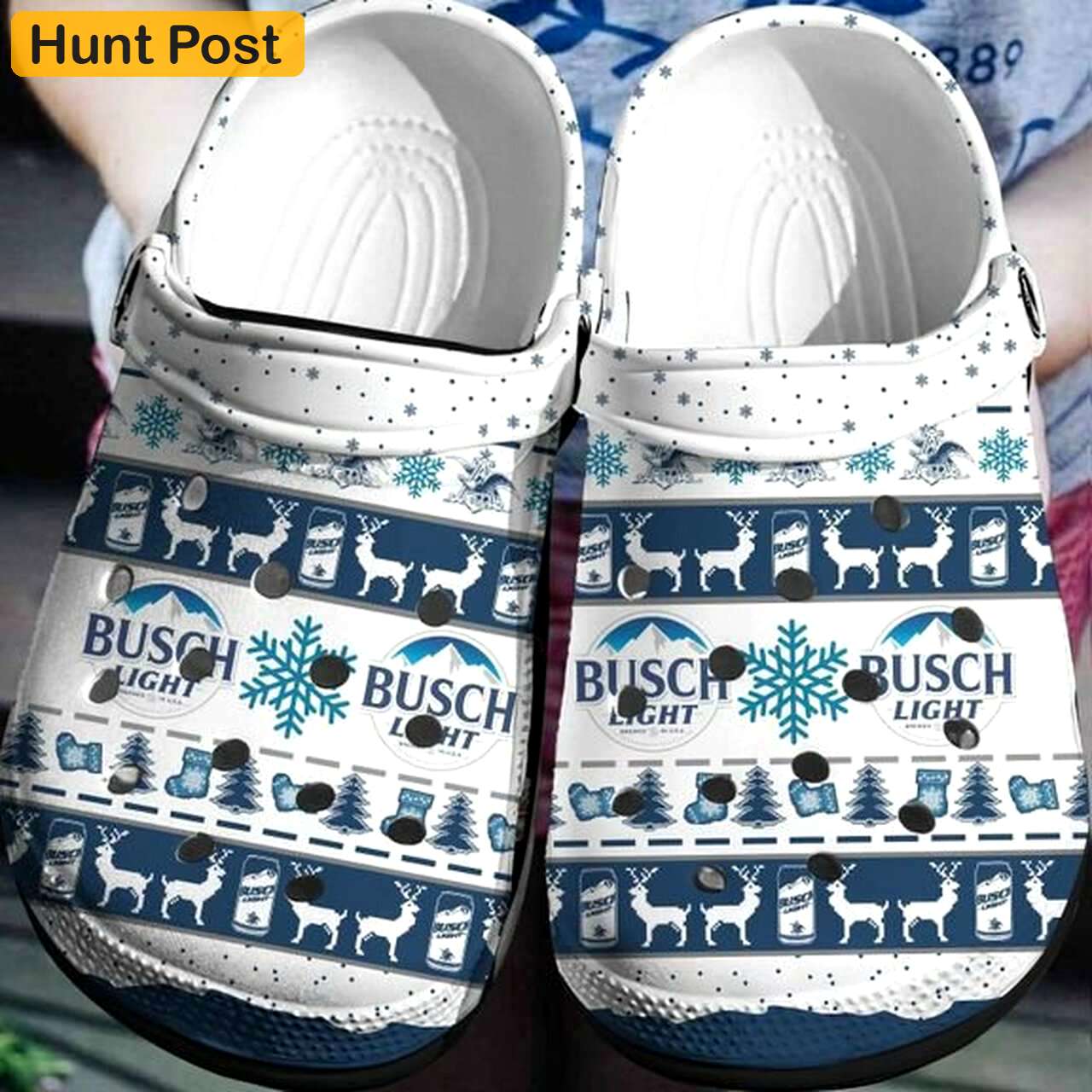 Crocs outfit - busch light beer christmas pattern crocs crocband clog shoes - 334 Crocs Outfit