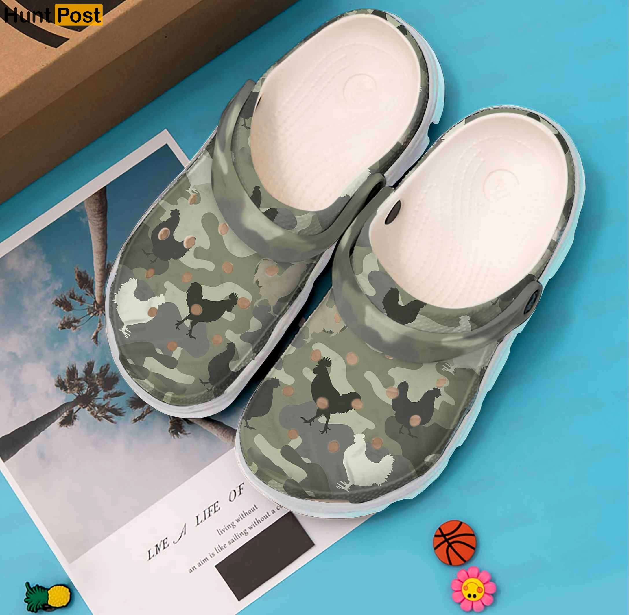 Crocs outfit - chicken camo crocs crocband clogs - 370
