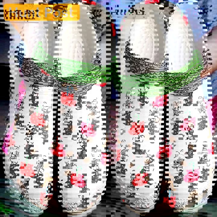 Crocs outfit - french bulldog frenchies in socks christmas crocs crocband clog shoes for men women - 735 Crocs Outfit