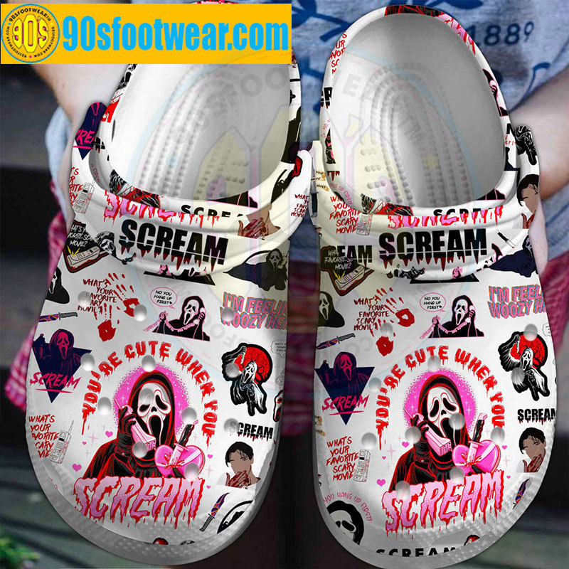 Crocs outfit - halloween movie crocs cute scream movie pattern classic clogs - 1075 Crocs Outfit