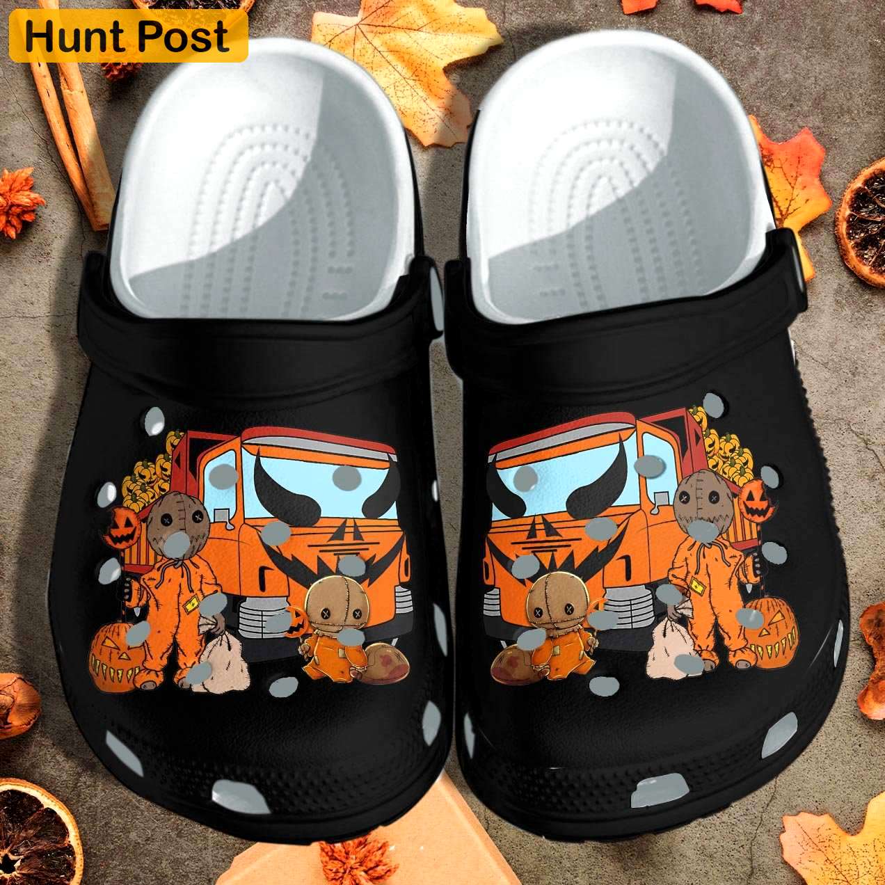 Crocs outfit - halloween pumpkin truck crocs crocband clogs shoes - 1102 Crocs Outfit