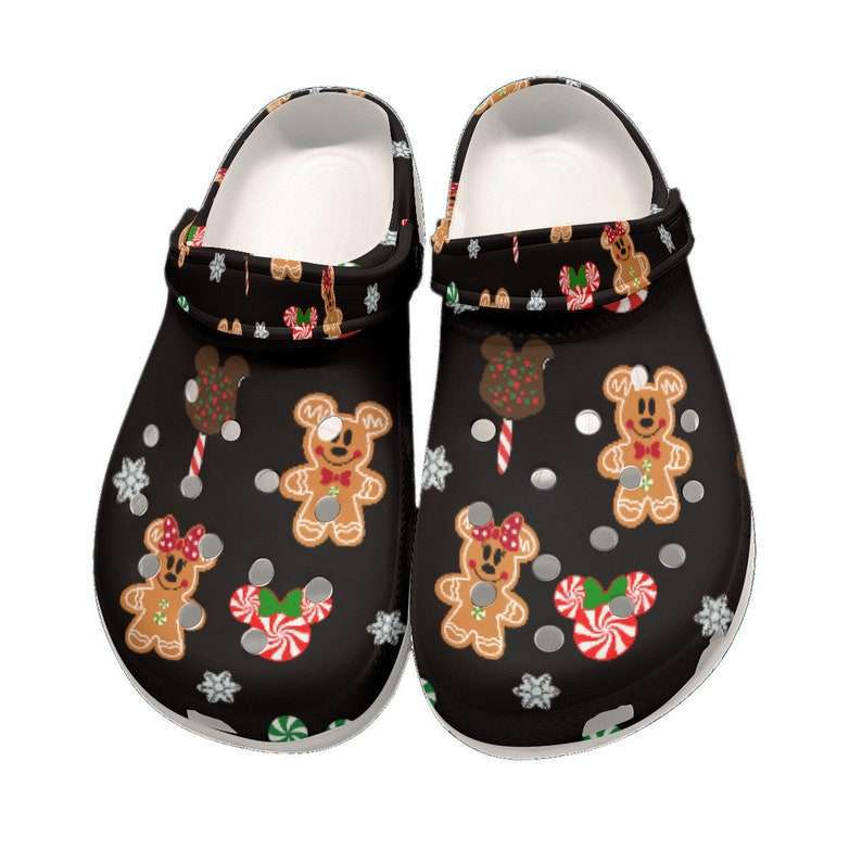 Crocs outfit - mickey mouse peppermint gingerbread crocs clogs crocband shoes - 1455 Crocs Outfit