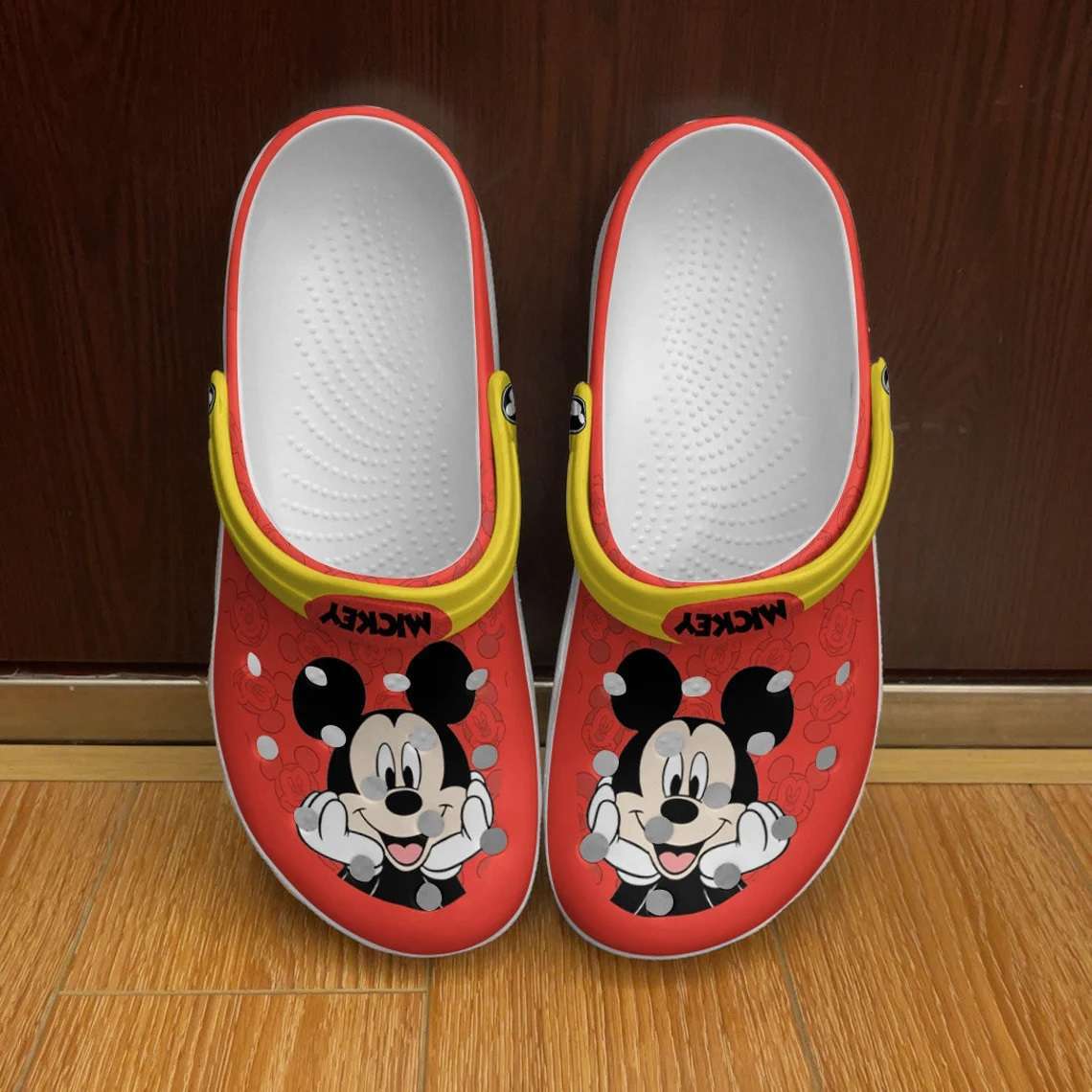 Crocs outfit - mickey mouse red patterns disney graphic cartoon unisex crocs clogs crocband shoes - 1456 Crocs Outfit