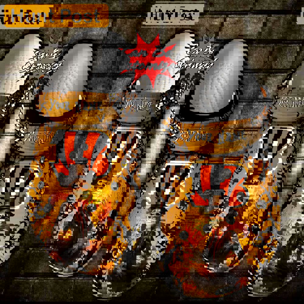 Crocs outfit - personalized cincinnati bengals halloween light nightmare before christmas crocs clogs crocband shoes - 1659 Crocs Outfit