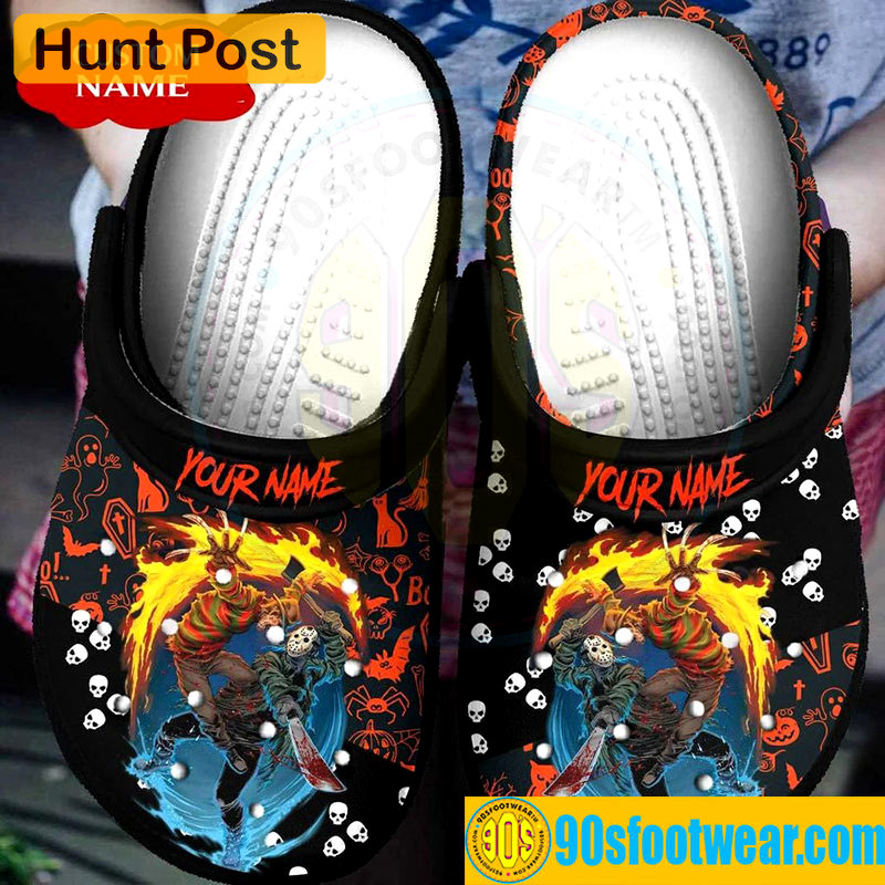 Crocs outfit - personalized halloween crocs horror movie michael vs freddy classic clogs - 1727 Crocs Outfit