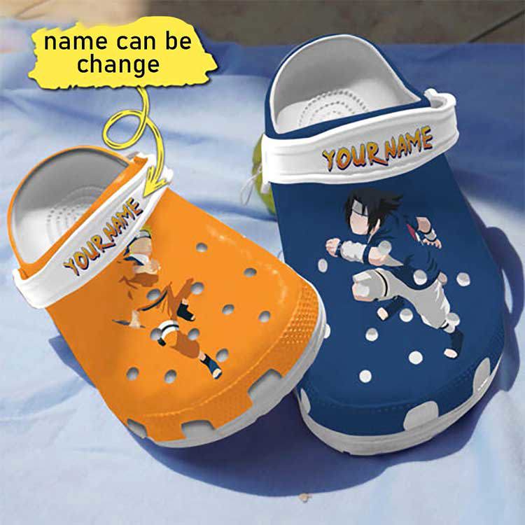 Crocs outfit - personalized naruto crocs konoha sasuke x naruto custom name clog shoes - 1777 Crocs Outfit