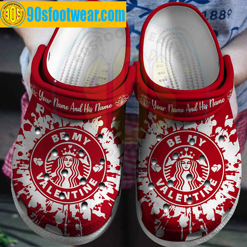Crocs outfit - personalized starbucks crocs be my valentine starbucks coffee classic clogs - 1838 Crocs Outfit