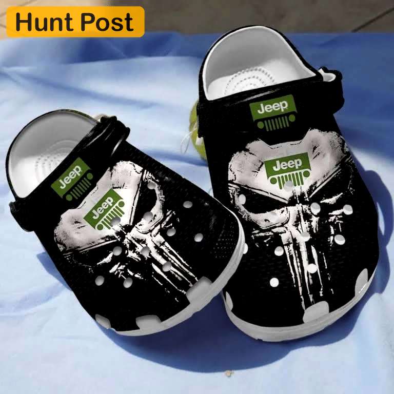 Crocs outfit - punisher skull jeep crocs crocband clog shoes for jeep lover - 1951 Crocs Outfit