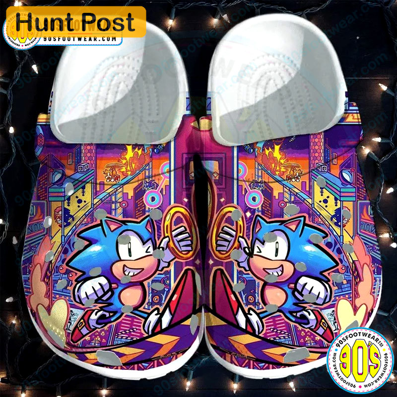 Crocs outfit - sonic crocs sonic the hedgehog game and movie art pattern clog shoes - 2026 Crocs Outfit