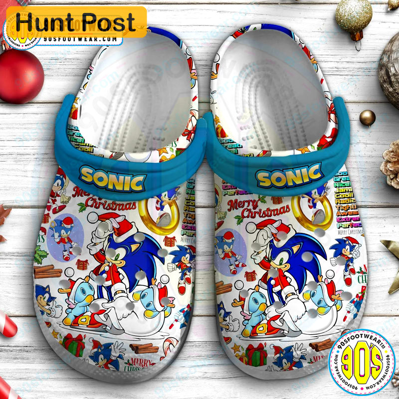 Crocs outfit - sonic crocs sonic the hedgehog game and movie christmas pattern clog shoes - 2027 Crocs Outfit