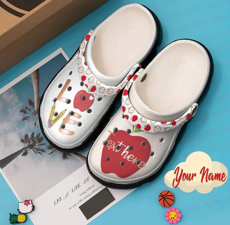 Crocs outfit - teacher love personalized name crocs crocband clog shoes for men women - 2175 Crocs Outfit