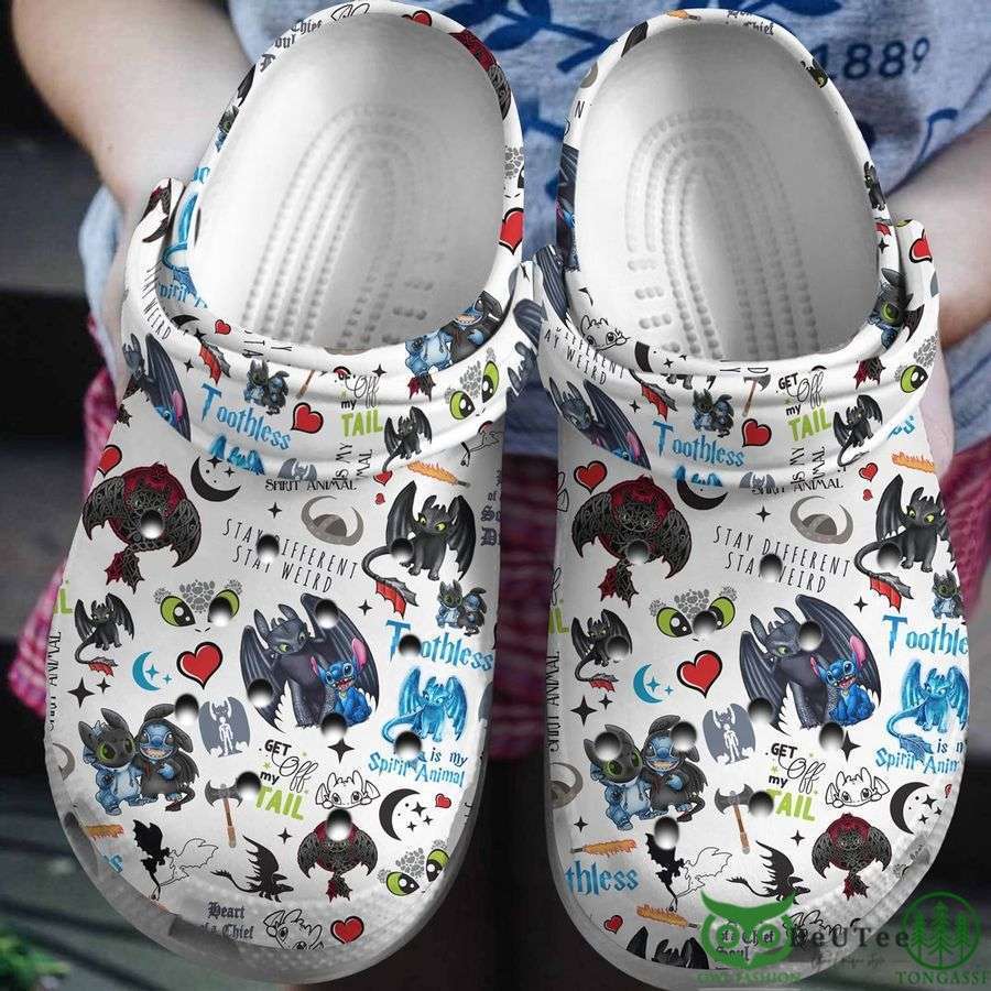 Crocs outfit - toothless stitch multiple symbol crocs crocband clogs shoes - 2228 Crocs Outfit