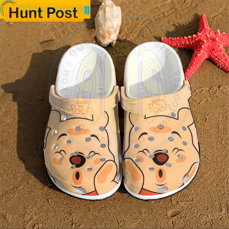Crocs outfit - winnie the pooh crocs pooh funny face disney classic clog shoes - 2279 Crocs Outfit