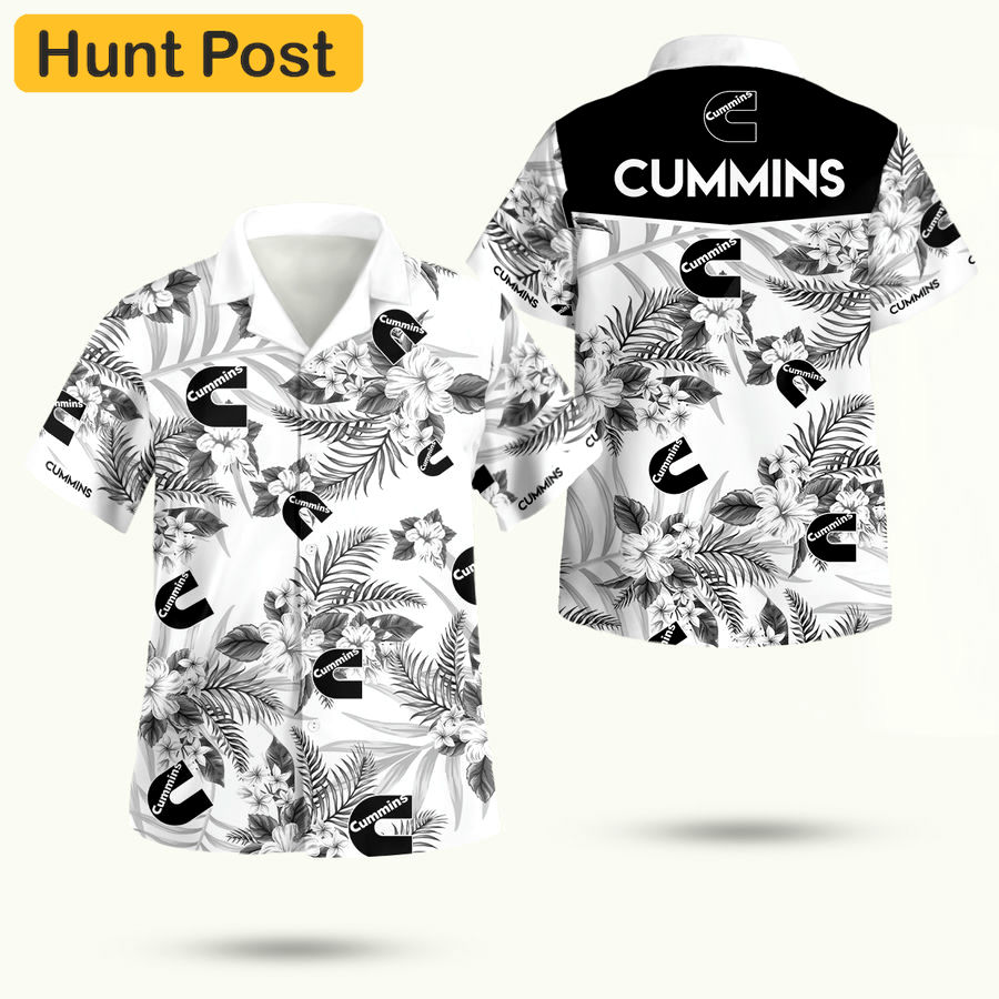 Cummins company hawaiian shirt Hawaii Shirt Shorts & Flip Flops