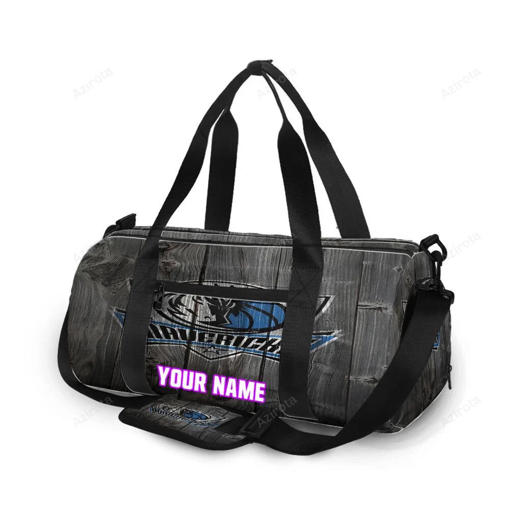 Dallas mavericks logo art 17 personalized name travel bag gym bag 1896 Travel Bag