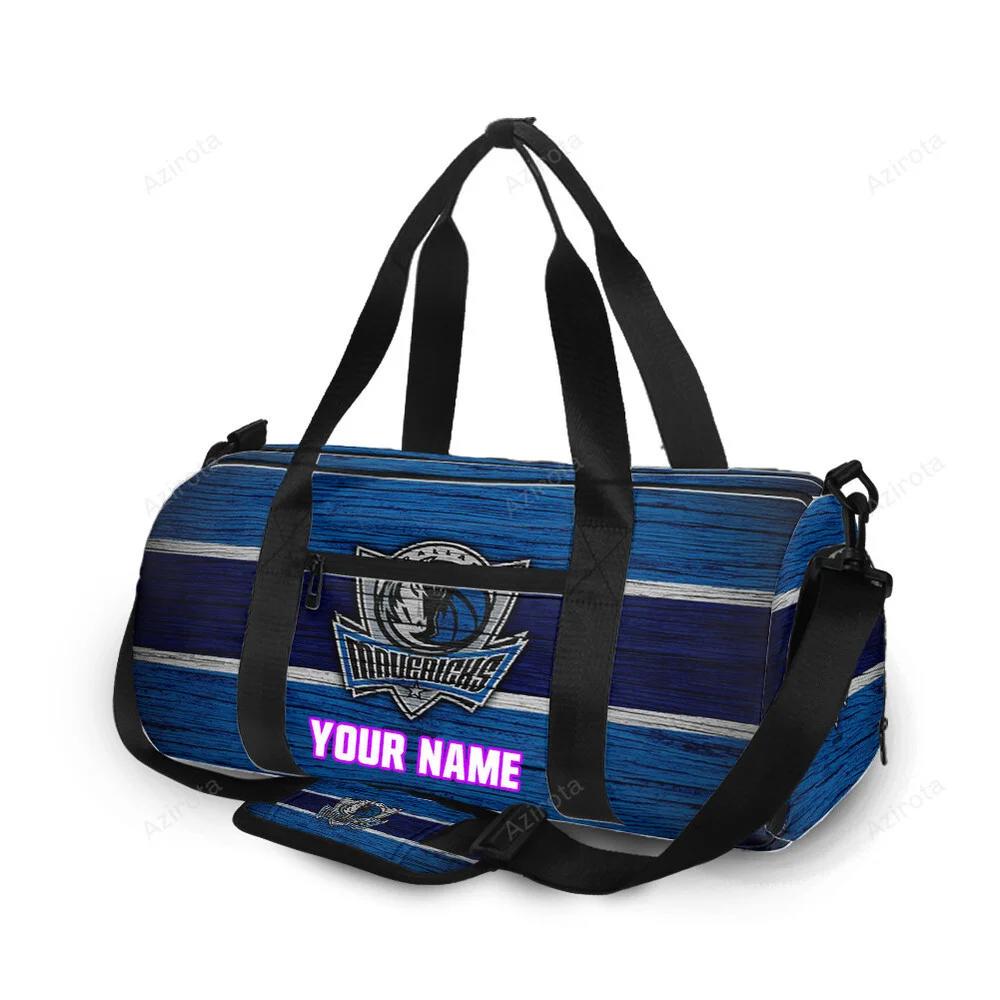 Dallas mavericks logo art 22 personalized name travel bag gym bag 656 Travel Bag