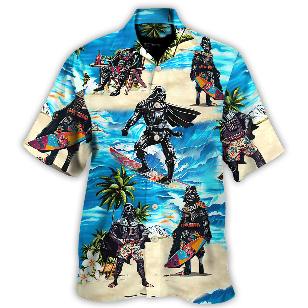 Darth vader starwars surfing hawaiian shirt Hawaii Shirt Shorts & Flip Flops