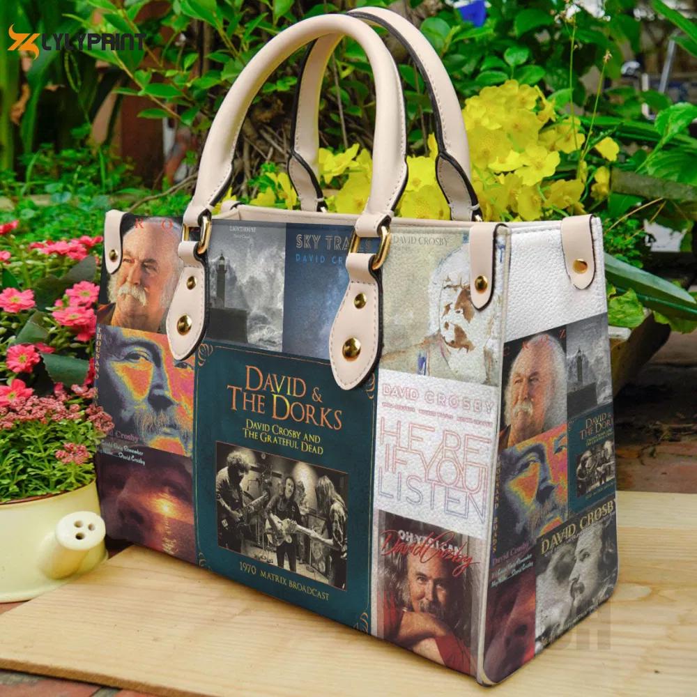 David crosby leather bag for women gift 1721 Women Leather Hand Bag