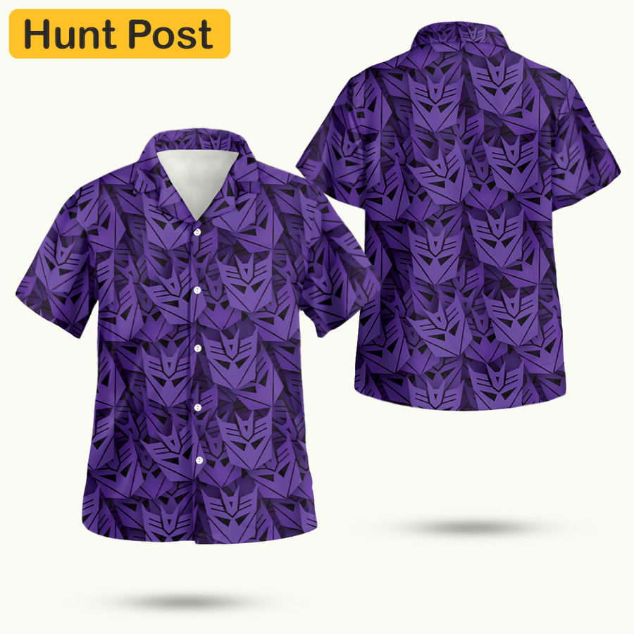 Decepticon transformer hawaiian shirt Hawaii Shirt Shorts & Flip Flops