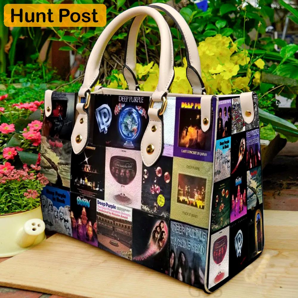 Deep purplefor women giftand leather bag for women gift 2025 Women Leather Hand Bag