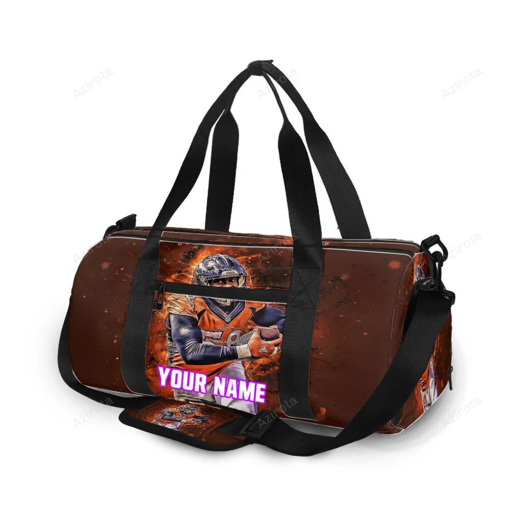 Denver broncos von miller v60 personalized name travel bag gym bag 1037 Travel Bag