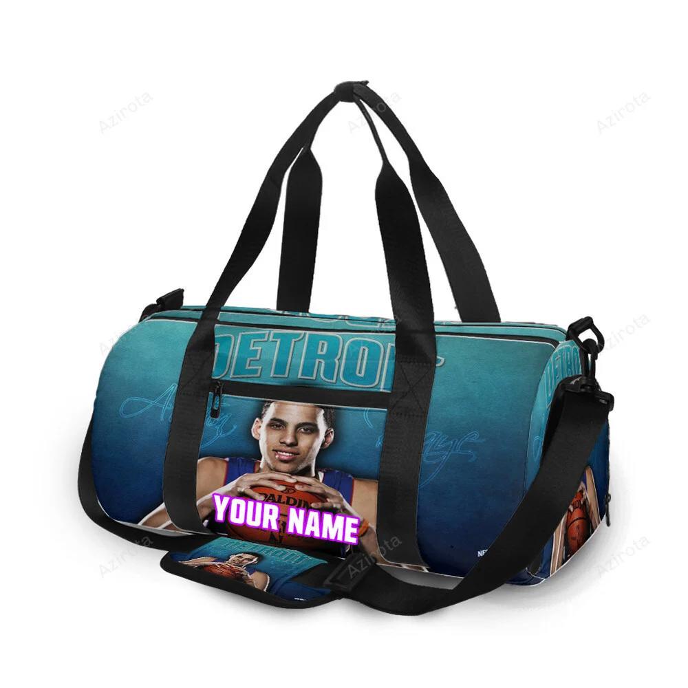 Detroit pistons austin daye1 personalized name travel bag gym bag 278 Travel Bag
