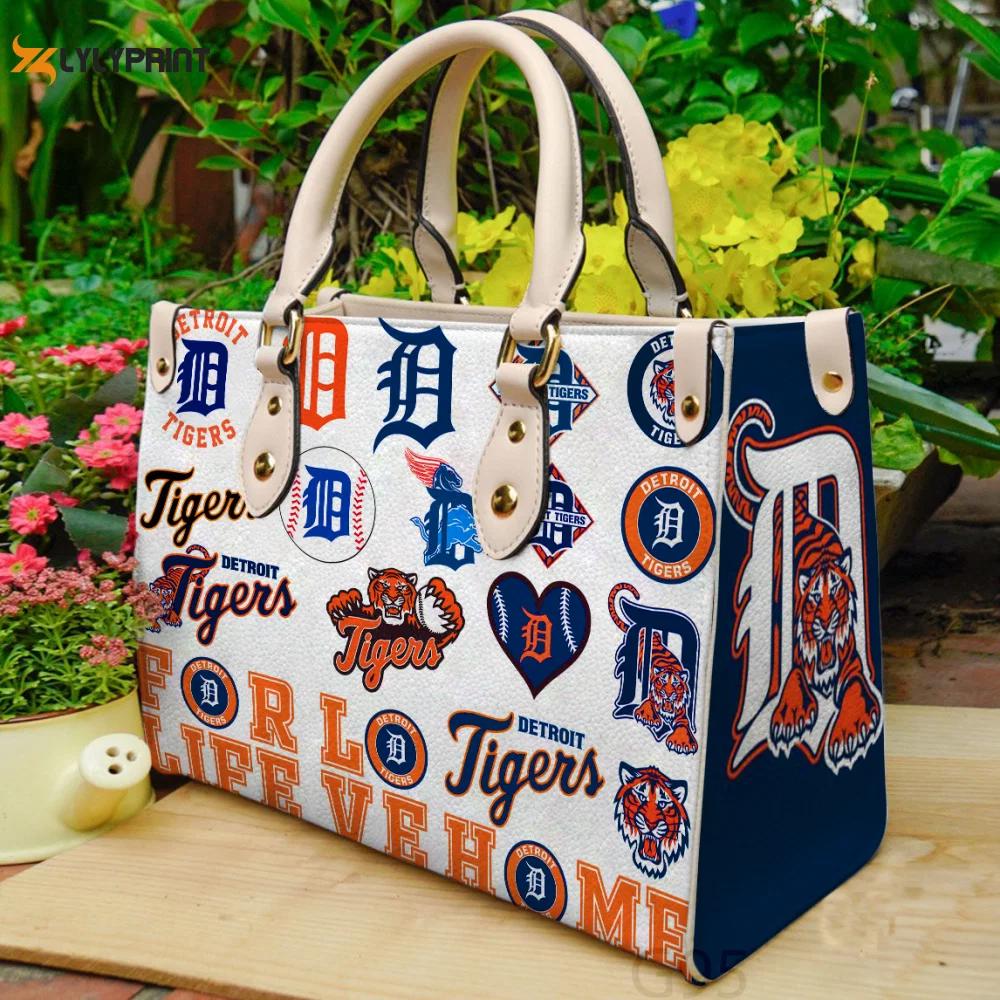 Detroit tigers 1 leather bag for women gift 1684 Women Leather Hand Bag