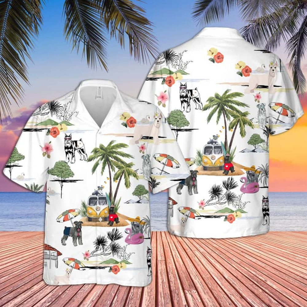 Dog hawaii beach retro hawaiian shirt Hawaii Shirt Shorts & Flip Flops