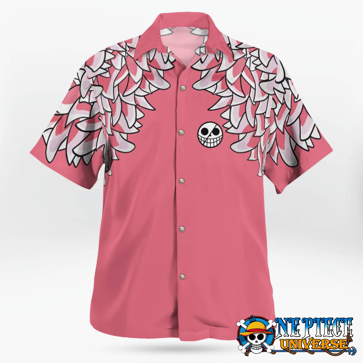 Donquixote doflamingo hawaiian shirt pink Hawaii Shirt Shorts & Flip Flops