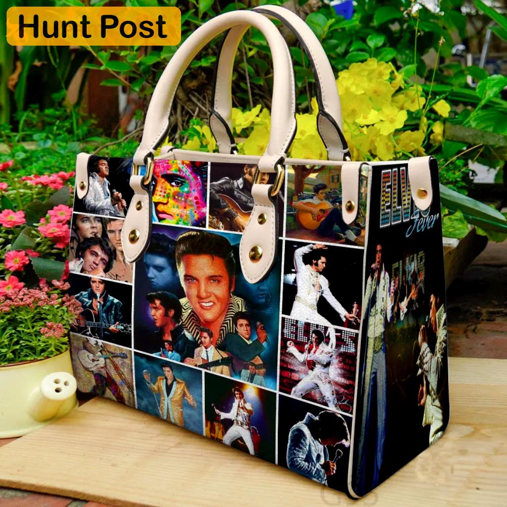 Elvis presley g001 leather bag for women gift 1944 Women Leather Hand Bag