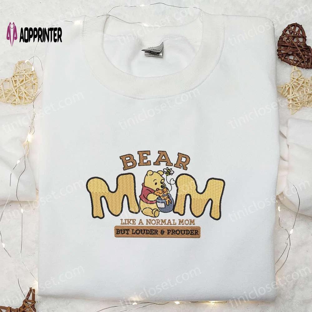 Empower mom with louder pride: embroidered shirt & hoodie perfect mother’s day gift! Embroidered Shirt