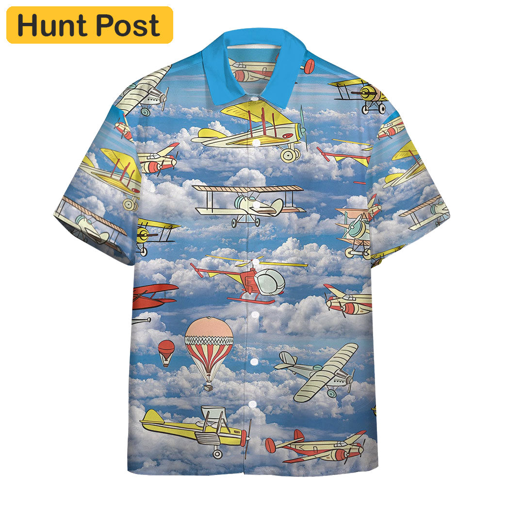 Fly away planes custom hawaii shirt Hawaii Shirt Shorts & Flip Flops