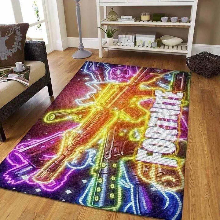 Fortnite area rug video game carpet gamer living room rugs rug regtangle carpet floor decor home decor Rectangle Rug