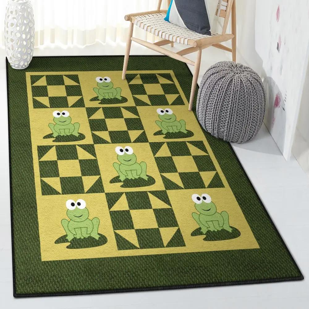 Frog modern rugs, frog rug Rectangle Rug