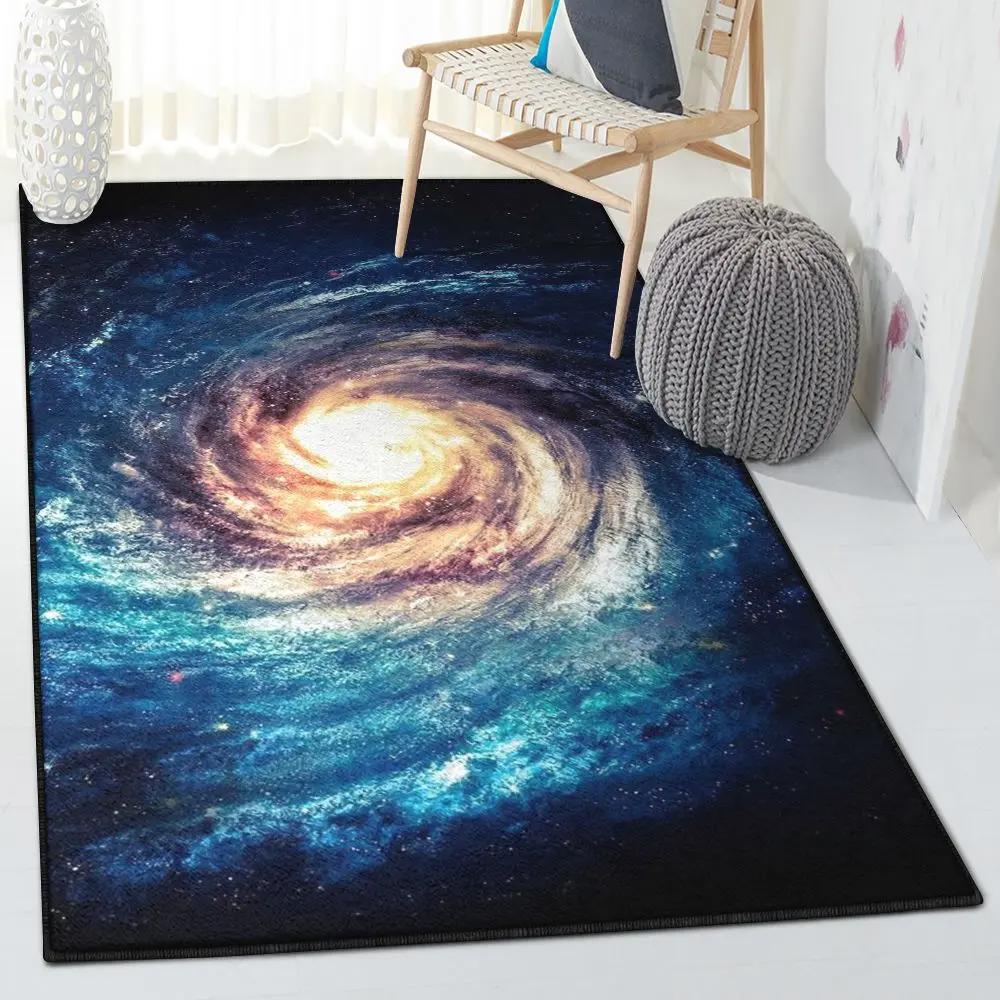 Galaxy indoor outdoor carpet, galaxy rug Rectangle Rug