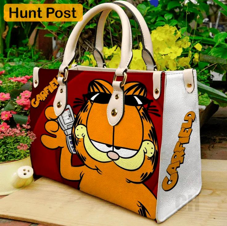 Garfield 1 leather handbag gift for women 441 Women Leather Hand Bag