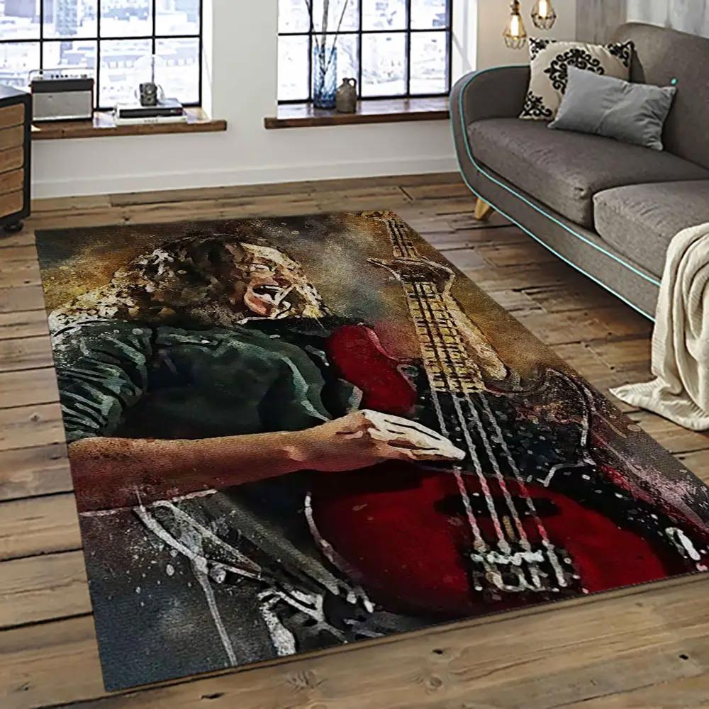 Geddy lee rapper hiphop music retangle carpet area rug home decor best gift for fan and friends gl20 Rectangle Rug