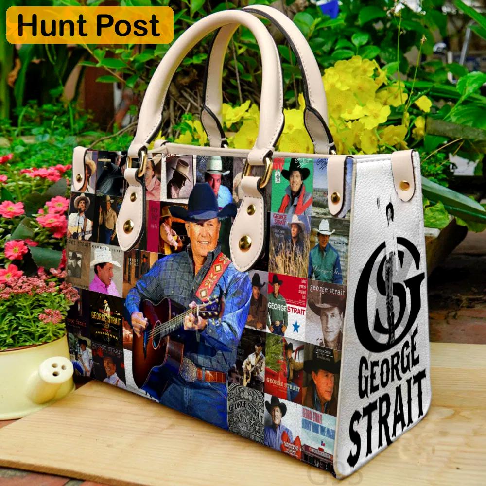 George strait love 1g leather bag for women gift 3923 Women Leather Hand Bag