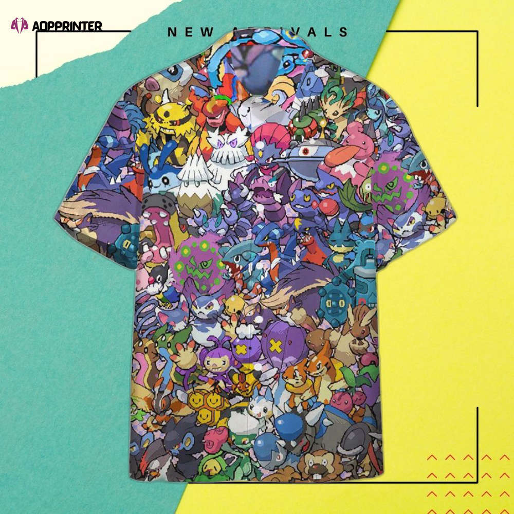 Get ready for adventure with gearhumans 3d pokemon hawaiian shirt! Hawaii Shirt