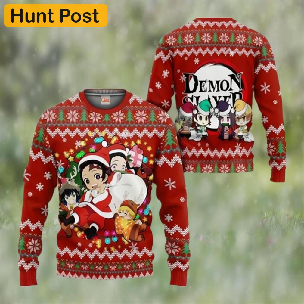 Giftngon ? demon slayer ugly christmas sweater Christmas Ugly Sweater